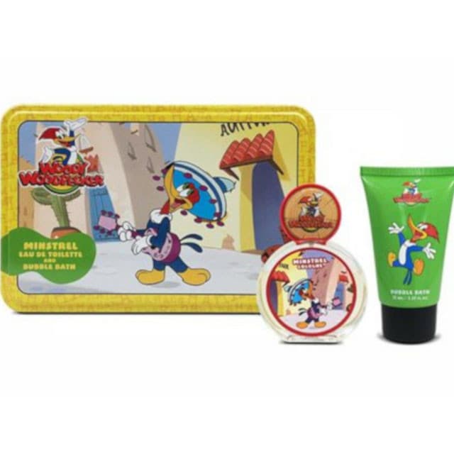 WOODY WOODPECKER SET EDT 1.7OZ +BUBBLE BATH