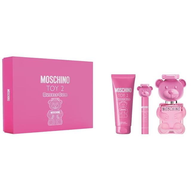 MOSCHINO TOY 2 BUBBLE GUM 3.4 WOMEN SET