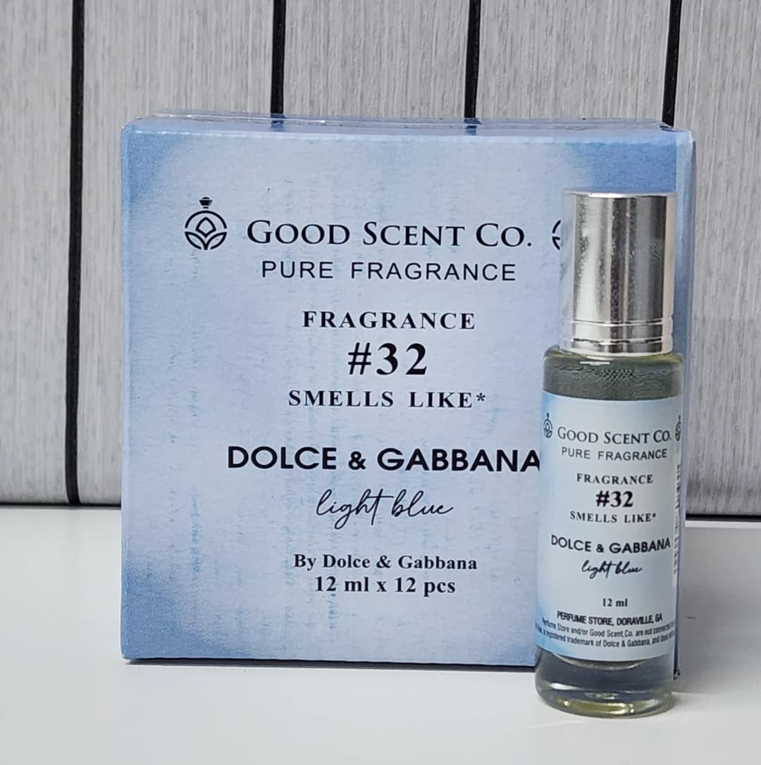 GOOD SCENT #32 D&G LIGHT BLUE PF 12 PACK