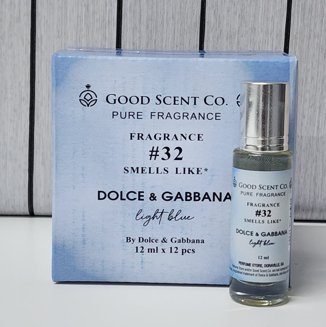 GOOD SCENT #32 D&G LIGHT BLUE PF 12 PACK