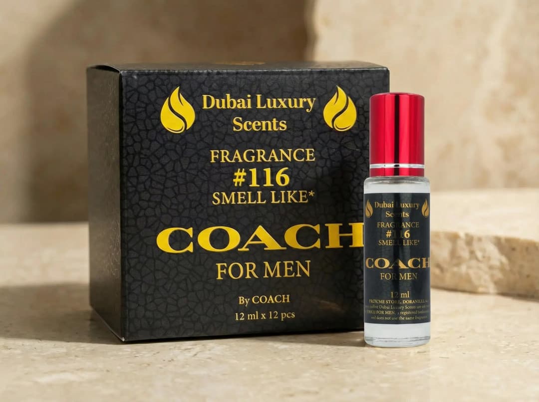 COACH MAN BLACK #116 DUBAI LUXURY 12 PACK