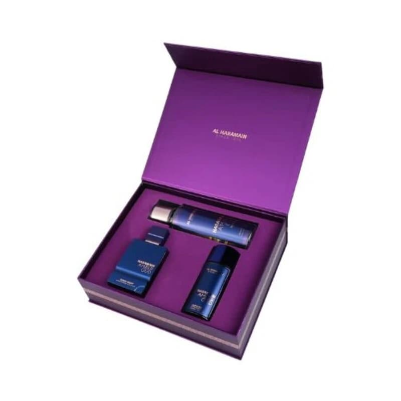 AL HARAMAIN AMBER OUD DUBAI NIGHT 2.5 EXTRAIT DE PARFUM SET M