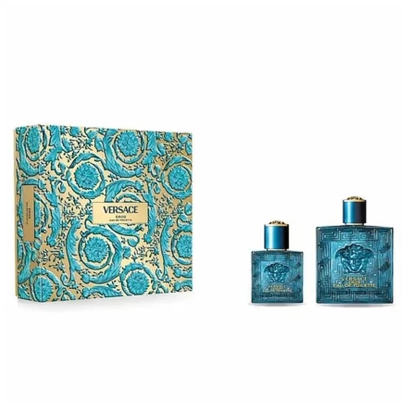 VERSACE EROS 3.4 EDT +1 OZ MEN 2 PC SET