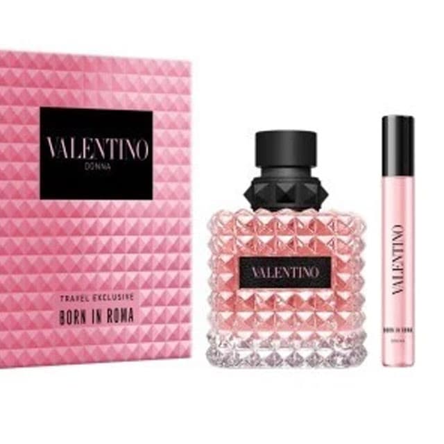 VALENTINO BORN IN ROMA3.4 WOMEN 2PC TRAVEL SET