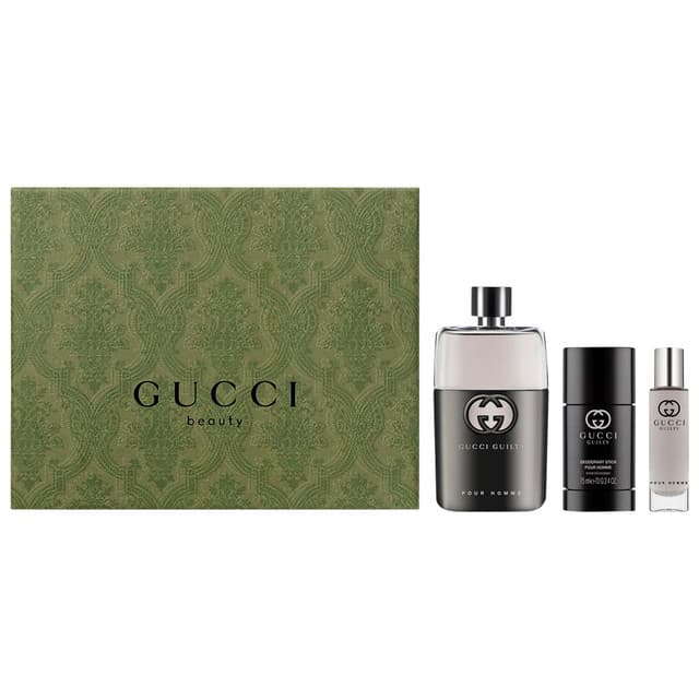 GUCCI GUILTY 3PCS EDT MEN SET