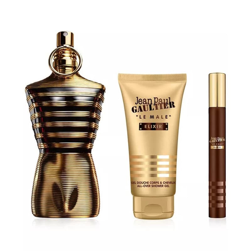 JPG LE MALE ELIXIR 4.2 PARFUM SET M