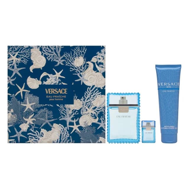VERSACE EAU FRAICHE 3.4 MEN SET 3 PC