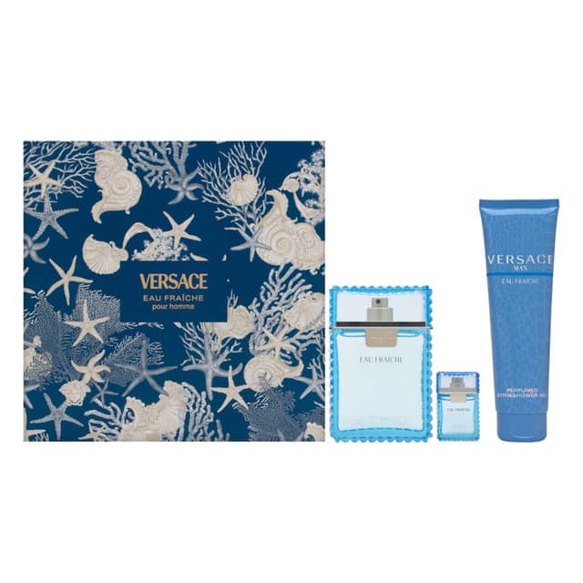 VERSACE EAU FRAICHE 3.4 MEN SET 3 PC